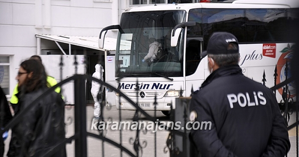Karantina için Karaman'a getirildiler