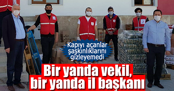 Bir yanda vekil, bir yanda il başkanı