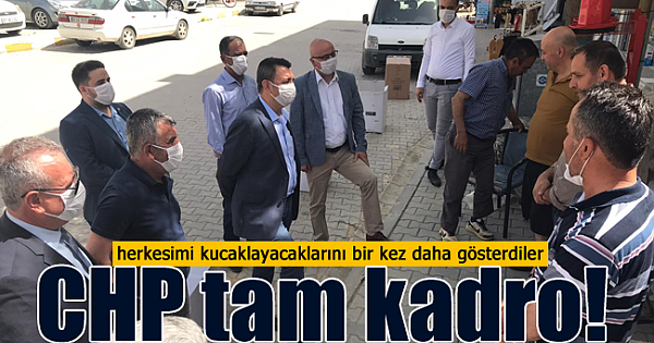 Karaman'da CHP tam kadro