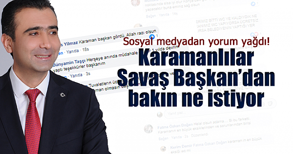 Karamanlılar başkandan ne istiyor