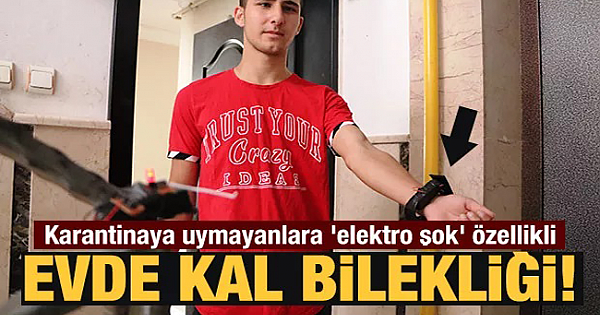 Karantinaya uymayana elektroşoklu kelepçe