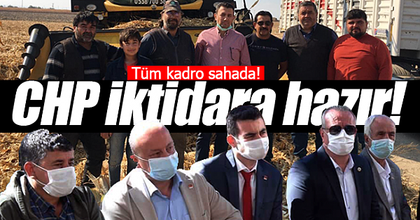 Karaman'da CHP kadroları sahada
