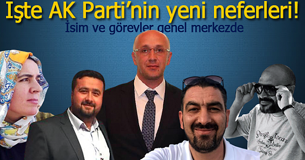Karaman'da AK Partinin merkez ilçedeki yeni neferleri belli oldu