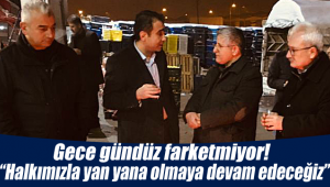 "Halkımızla yan yana olmaya devam edeceğiz"