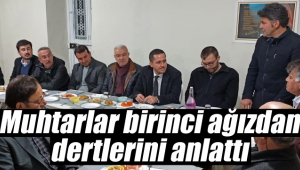 Karaman AK parti il teşkilatı muhtarları dinledi