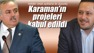 Karaman AK Parti Milletvekillerinden ortak açıklama