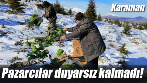 Karaman'da pazarcılar duyarsız kalmadı