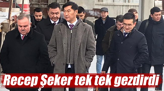 Recep Şeker tek tek gezdirdi