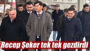 Recep Şeker tek tek gezdirdi
