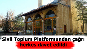 Sivil toplum platformundan çağrı