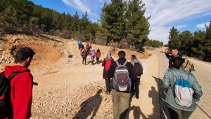 Streslerini yine doğada attılar