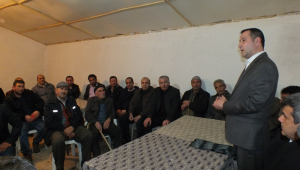 Ünüvar Gülkaya köyünde konuştu