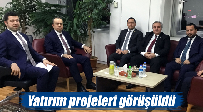 Yatırım projeleri görüşüldü