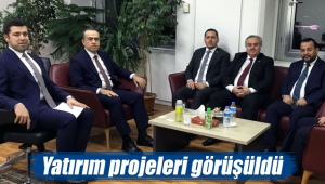 Yatırım projeleri görüşüldü