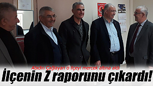 AK Parti İl Başkanı Çağlayan ilçeyi mercek altına aldı