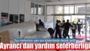 Ayrancı'dan yardım seferberliği