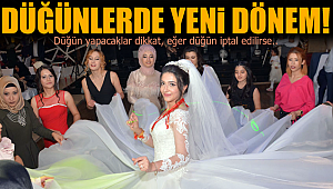 Düğün yapacak olanlar dikkat