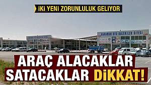 İkinci ele iki zorunluluk