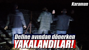 Karaman'da definecilere operasyon