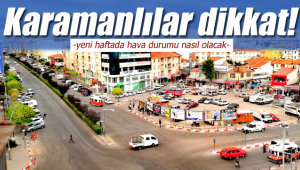 Karaman'da hava durumu