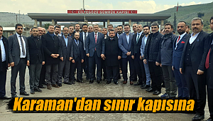 Karaman'dan sınır kapısına