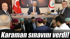 Karaman sınavını verdi