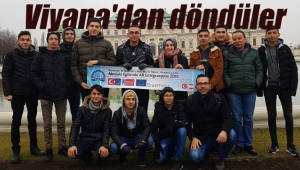 Karamanlı öğrenciler Viyana'dan döndü