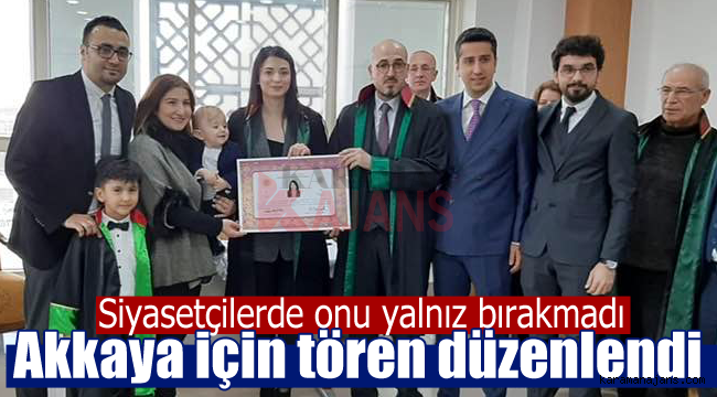 Neslihan Akkaya için tören düzenlendi