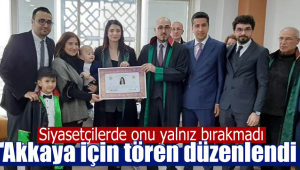 Neslihan Akkaya için tören düzenlendi