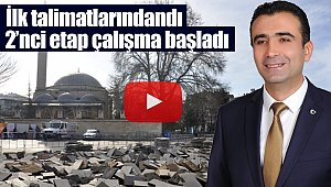 Aktekke meydanında 2'nci etap çalışma başladı