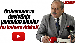 Atik Karamanlılara çağrıda bulundu