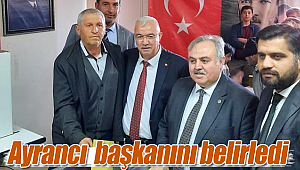 Ayrancı başkanını belirledi