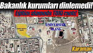 Bakanlık Karaman'da kurumları dinlemedi