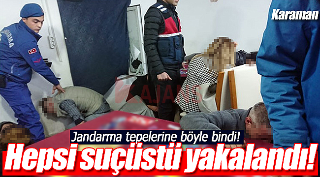 Jandarma suç üstü operasyon yaptı