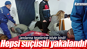 Jandarma suç üstü operasyon yaptı