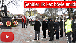 Karaman'da şehitler ilk kez böyle anıldı