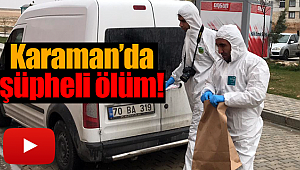 Karaman'da şüpheli ölüm, kanepede bulundu