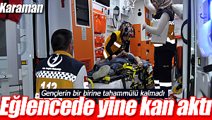 Karaman'daki eğlencede yine kan aktı