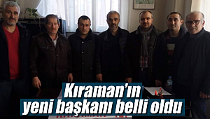 Kıraman'ın yeni başkanı belli oldu