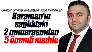 Musa Şahin'den 5 önemli madde açıklaması