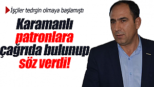 Taşbaş patronlara çağrı yaptı