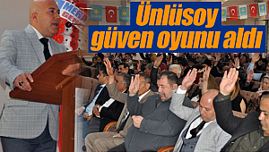Ünlüsoy İYİ Parti'de güven tazeledi