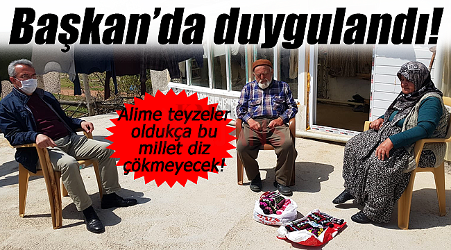 Alime teyzeler oldukça bu millet diz çökmeyecek!