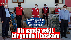 Bir yanda il başkanı bir yanda vekil