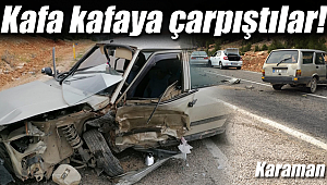Kafa kafaya çarpıştılar