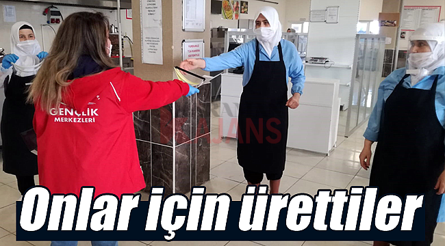 Karaman'da onlar için ürettiler