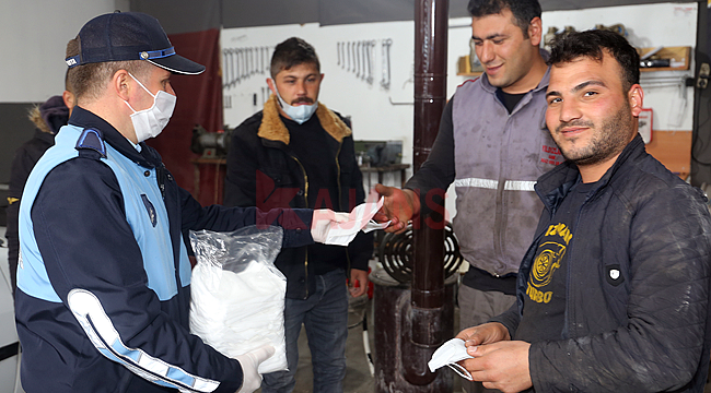 Karaman'da sanayi esnafı unutulmadı