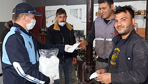 Karaman'da sanayi esnafı unutulmadı