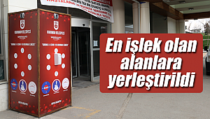 Karaman'ın en işlek alanlarına yerleştirildi