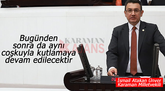 Ünver'den 23 Nisan kutlaması